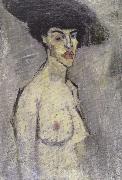 Amedeo Modigliani Nude with a Hat (mk39 Sweden oil painting artist